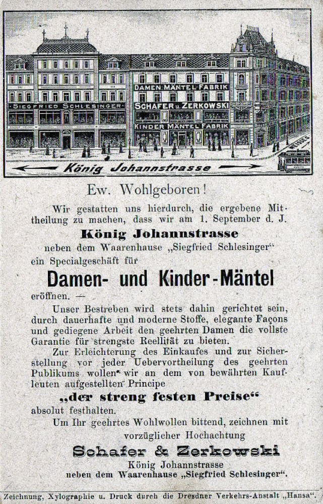 Weisse Gasse 1 / König-Johannstraße Dresden Weisse Gasse 1 / König-Johannstraße Dresden